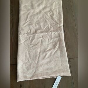 Miguelina pale pink pareo scarf NWT